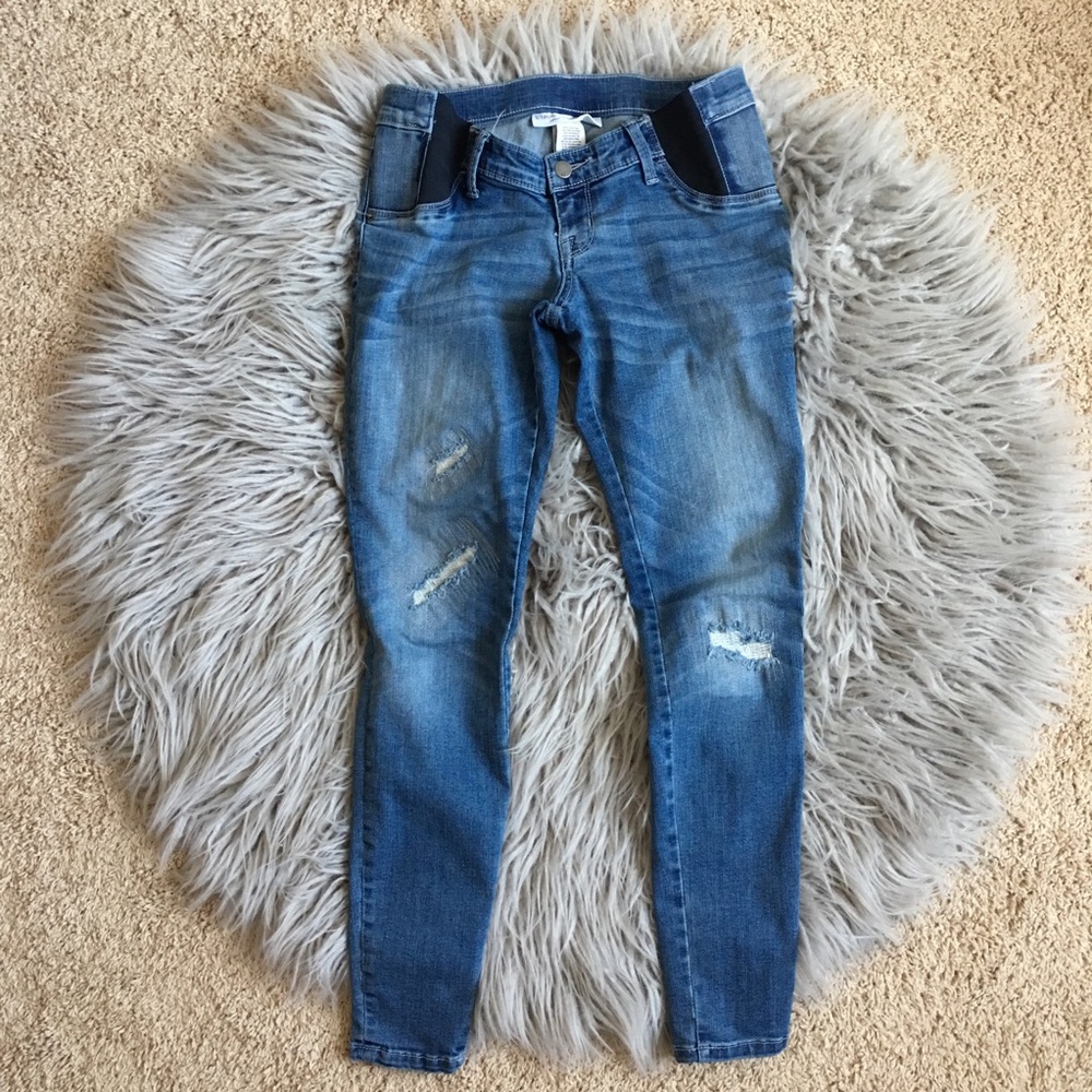 Maternity jeans jeggings XS